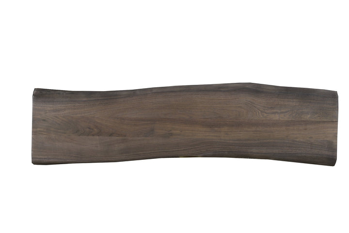TAJ Dining Bench - Vinegar Matte Top/ U Tube Metal Base