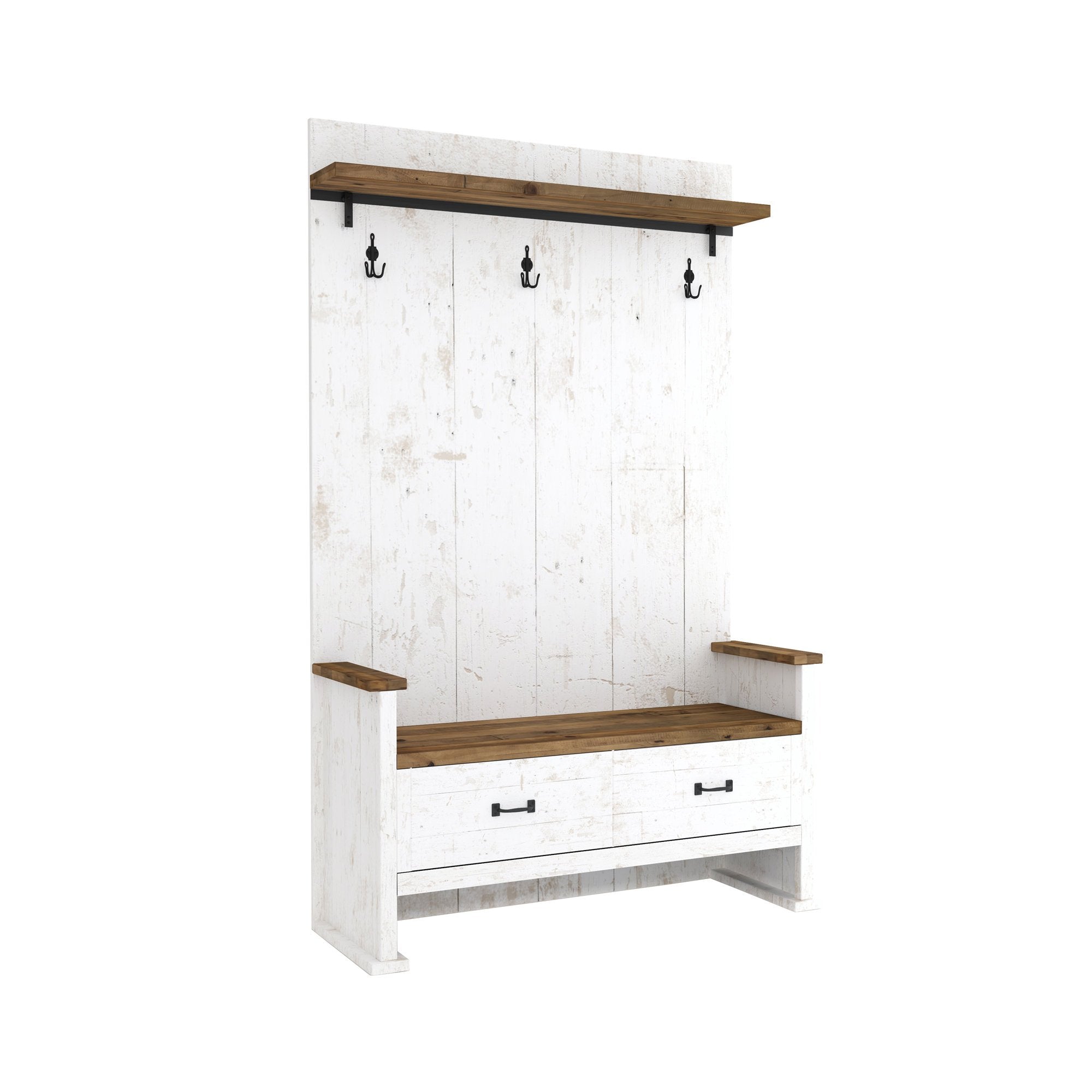Provence Hall Bench 2 Drawer – LH Home