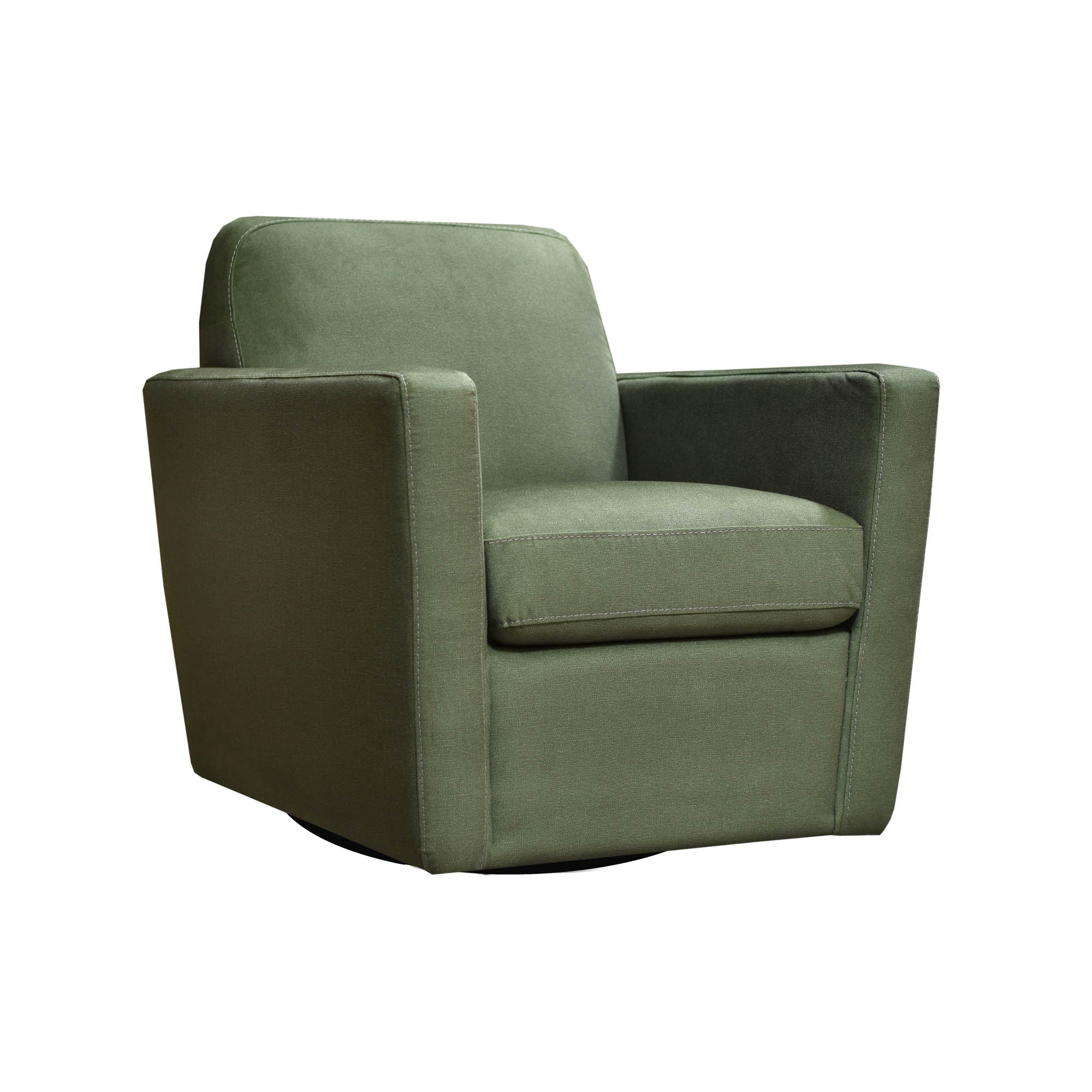 Cooper Swivel Club Chair - Forrest Green – LH Home