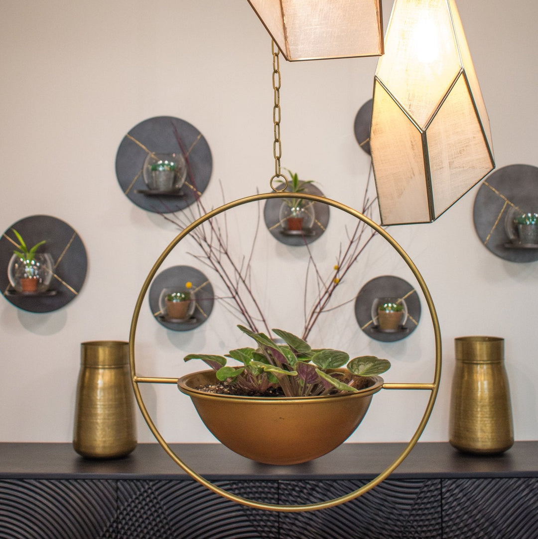 Earth Wind & Fire Hanging Pots (Set of 2)
