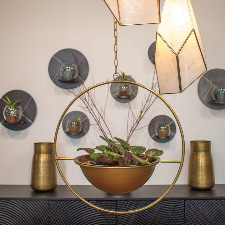 Earth Wind & Fire Hanging Pots (Set of 2)