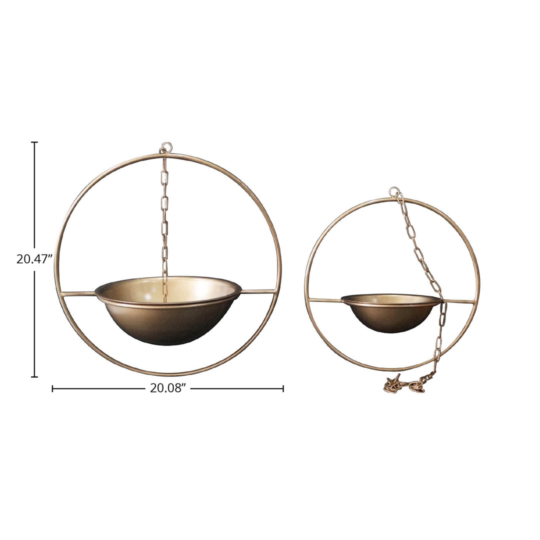 Earth Wind & Fire Hanging Pots (Set of 2)