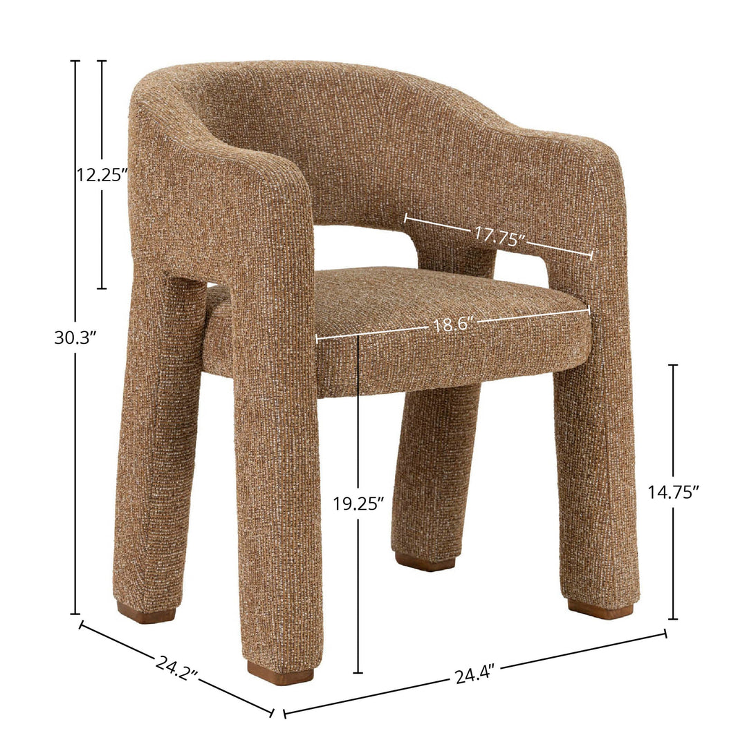 Quinn Dining Chair - Granulated Gold