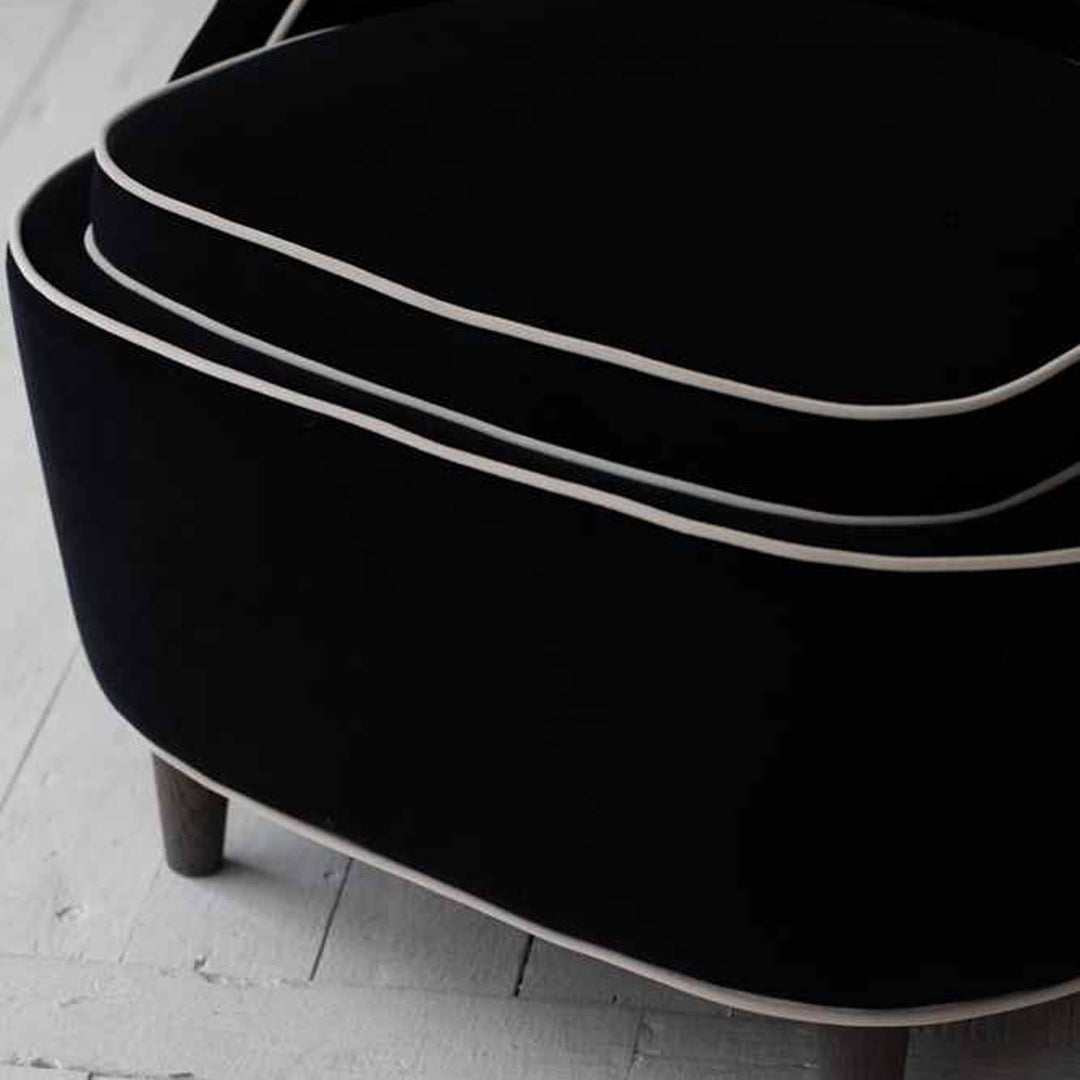 Ebony Club Chair - Black