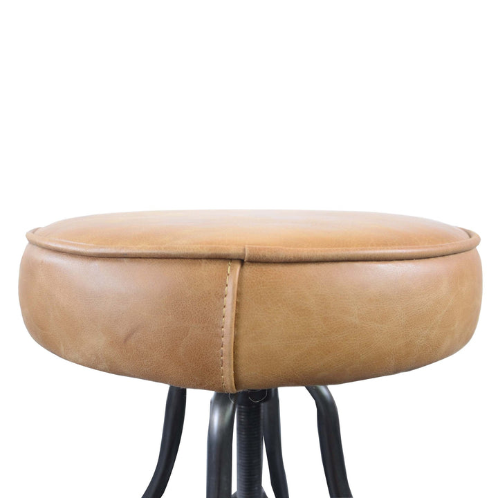 Bowie Stool - Cognac Leather