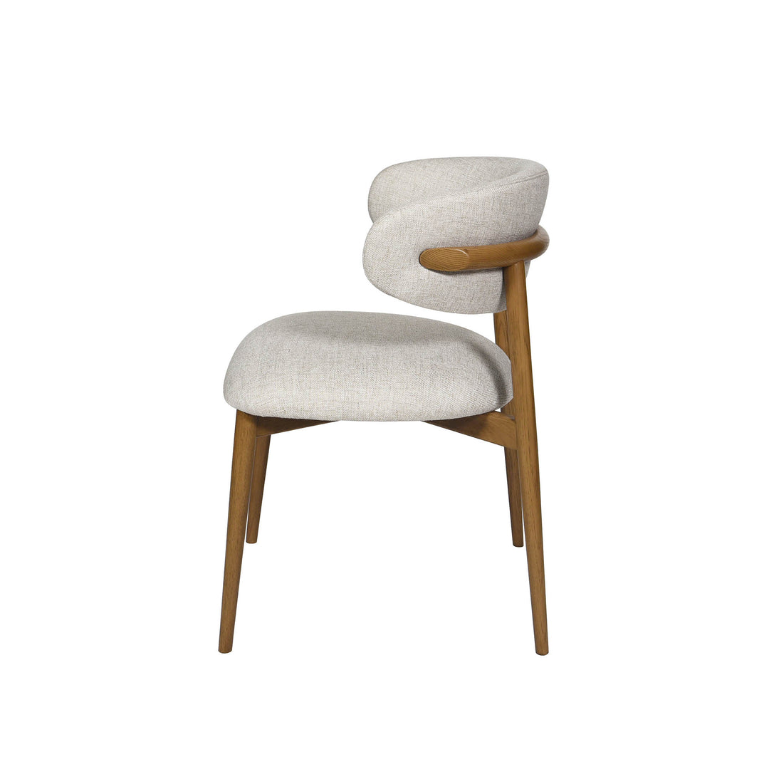 Milo Dining Chair - Vanilla Tweed