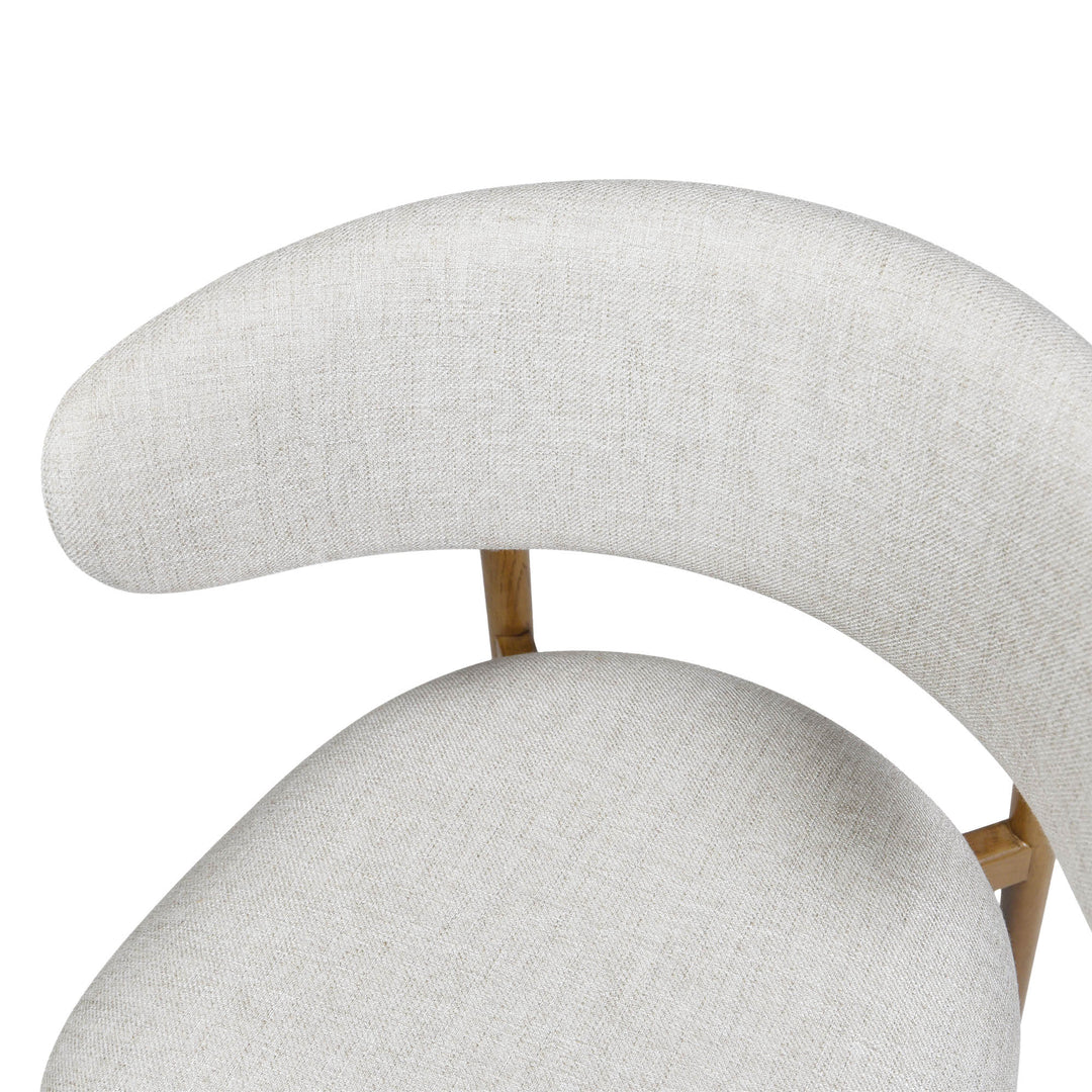 Milo Dining Chair - Vanilla Tweed