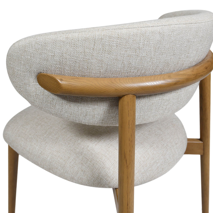 Milo Dining Chair - Vanilla Tweed
