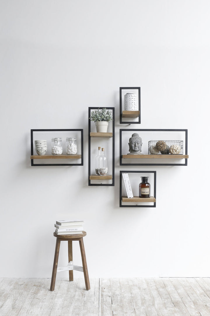 D-Bodhi Metal Frame Wall Box - Natural, Type A