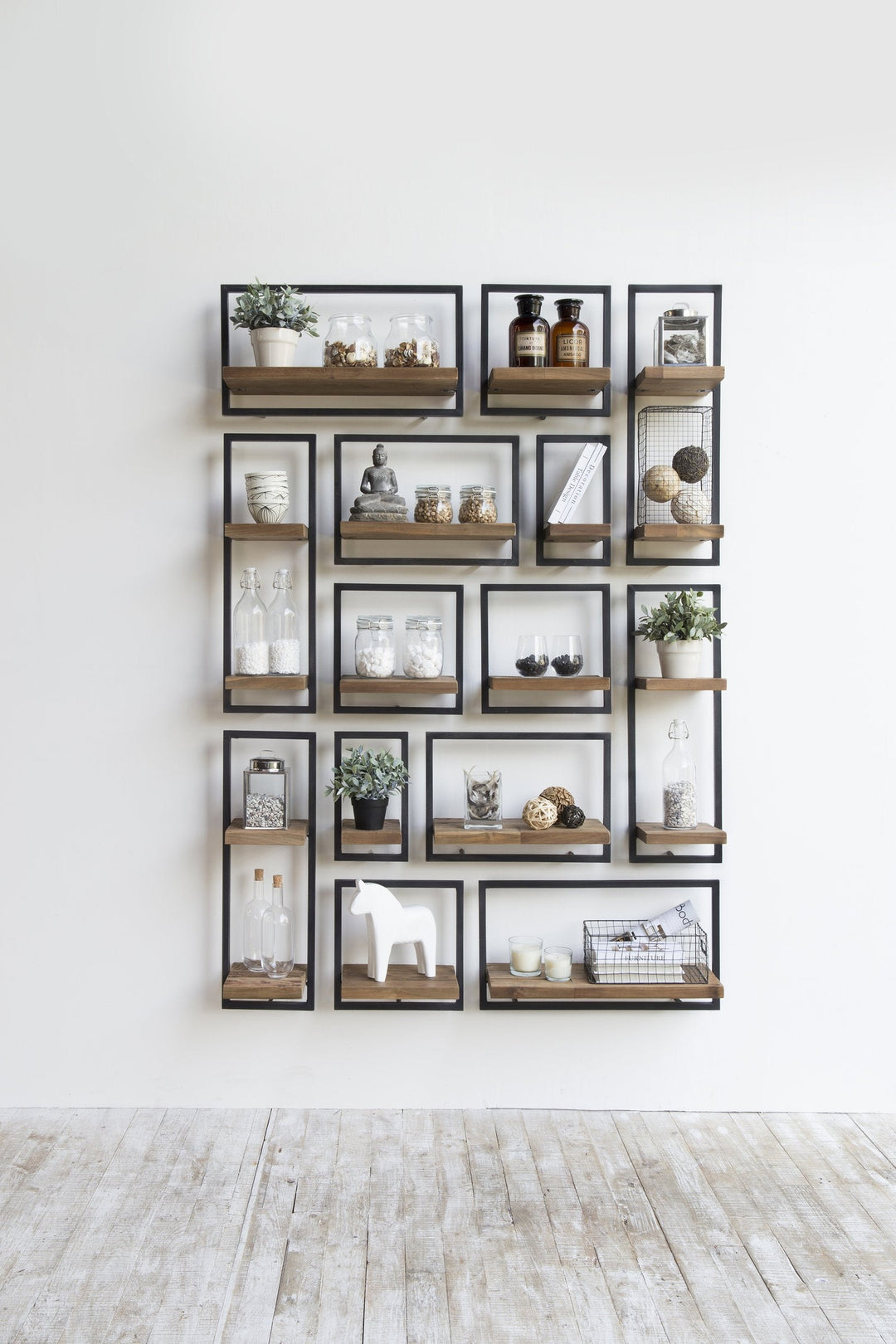 D-Bodhi Metal Frame Wall Box - Natural, Type A