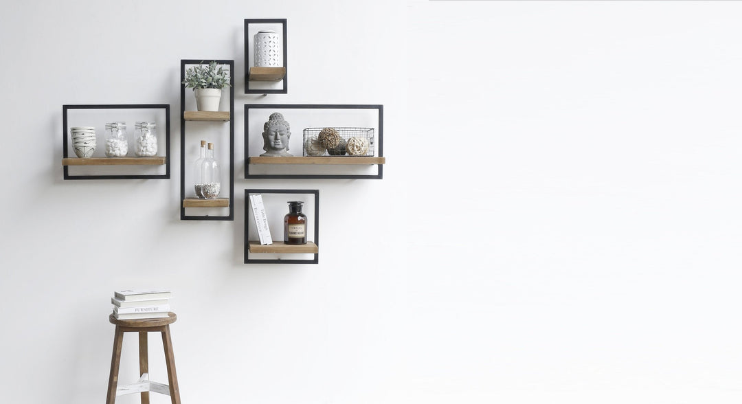 D-Bodhi Metal Frame Wall Box - Natural, Type D