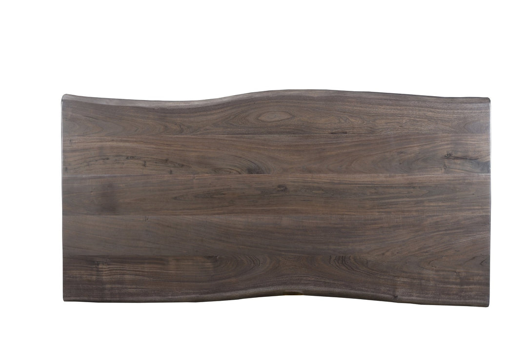 TAJ Dining Table - Vinegar Matte Top/ U Tube Metal Base