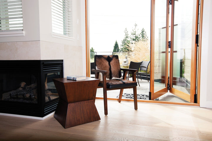 Rio Cool Armchair - Cool Brown & Leather