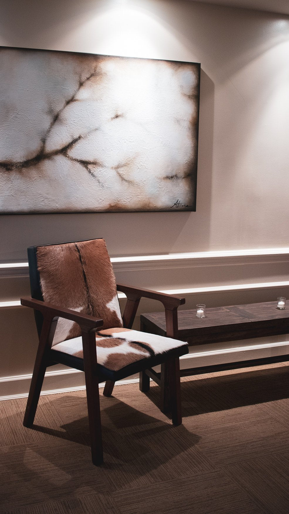 Rio Cool Armchair - Cool Brown & Leather