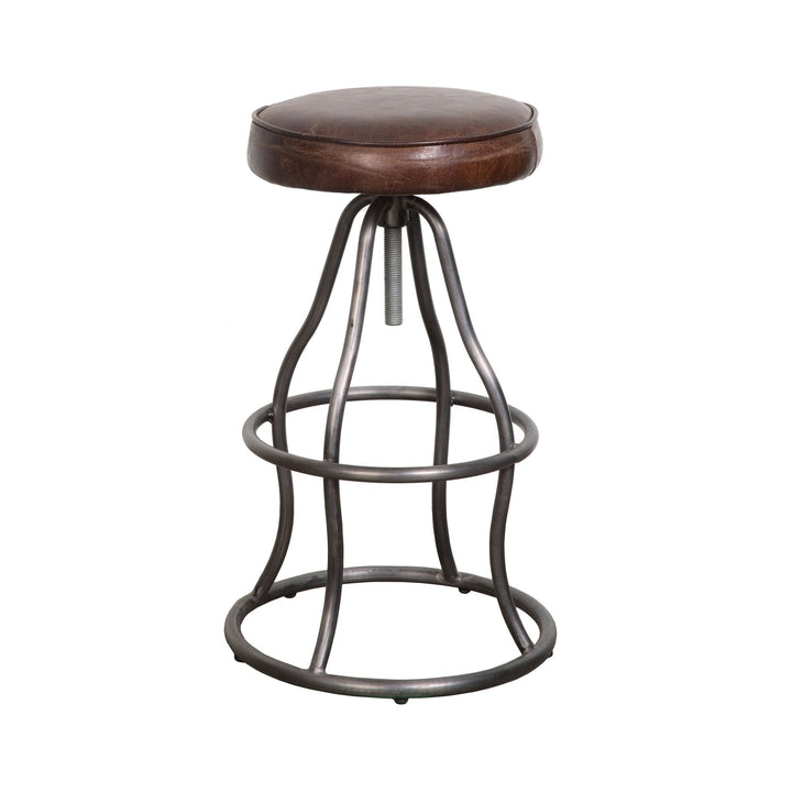 Bowie Stool - Vintage Brown Leather