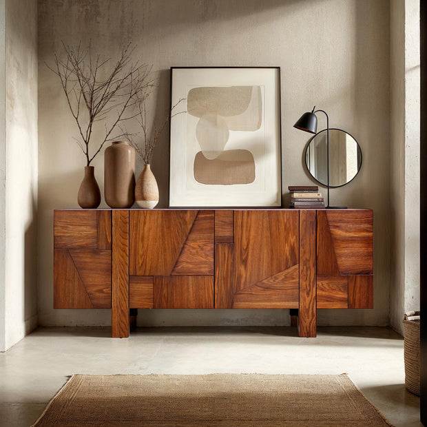 Abstract 4 Doors Sideboard
