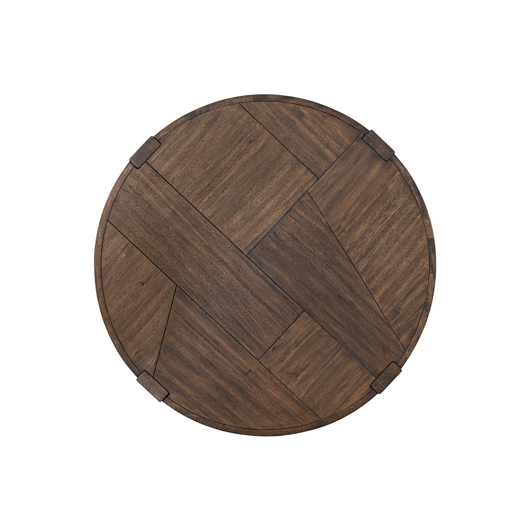 Abstract Coffee Table - Smoked Acacia