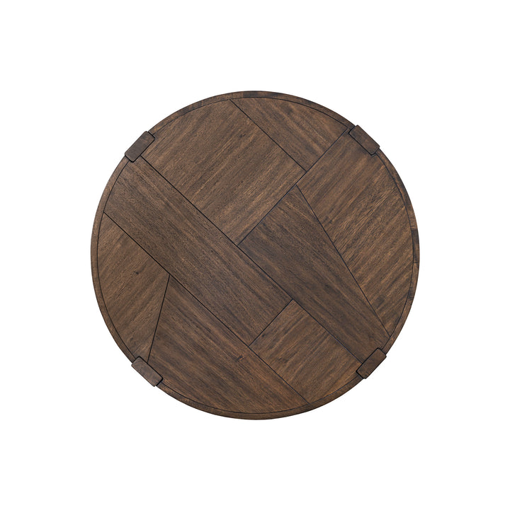 Abstract Coffee Table - Smoked Acacia