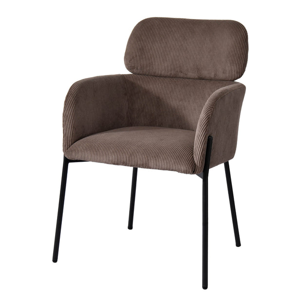 Allegra Dining Chair - Corduroy Brown