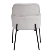 Allegra Dining Chair - Corduroy White