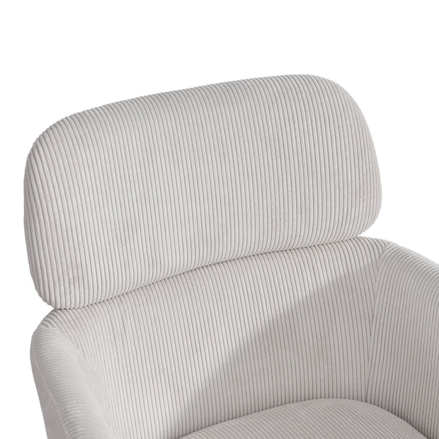 Allegra Dining Chair - Corduroy White