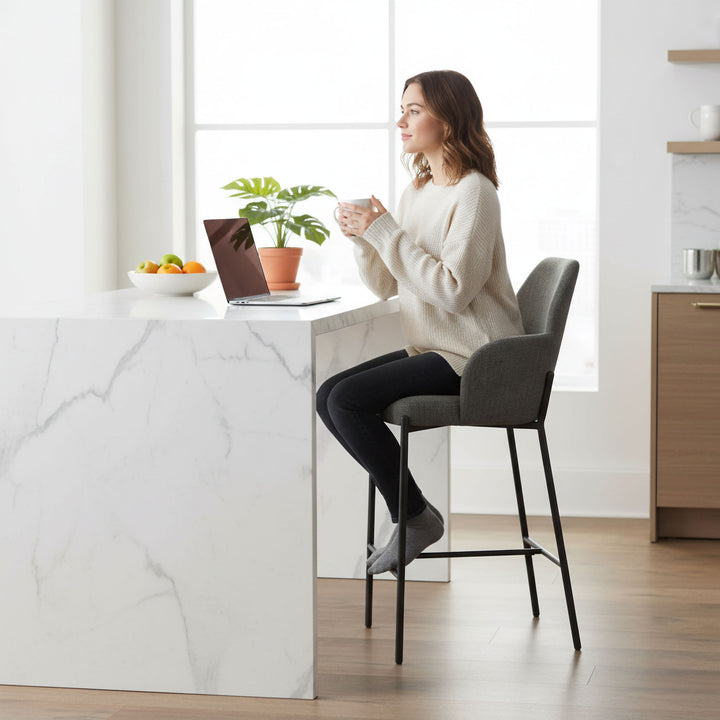 Allegra Counter Stool - Graphite