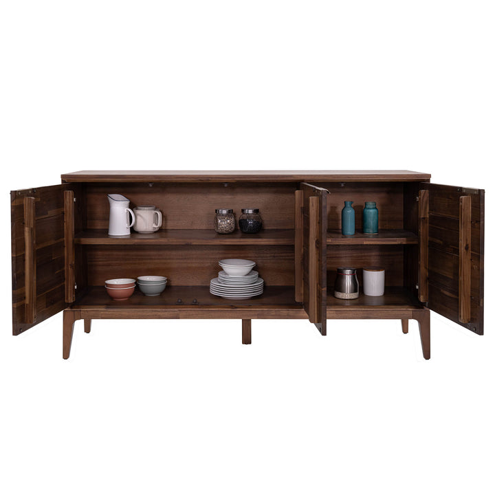Allure Wooden 3 Door Sideboard