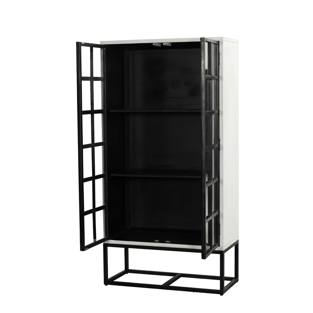 Caged Tall Cabinet