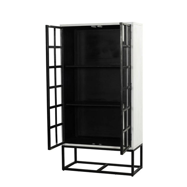Caged Tall Cabinet
