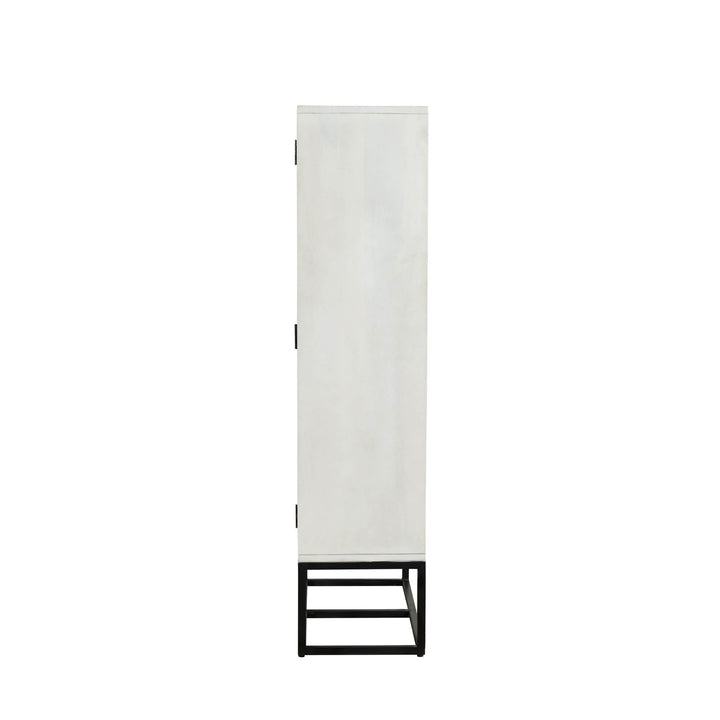 Caged Tall Cabinet