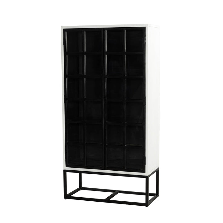 Caged Tall Cabinet