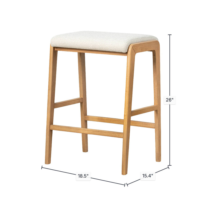 Arizona Backless Counter Stool - Oatmeal