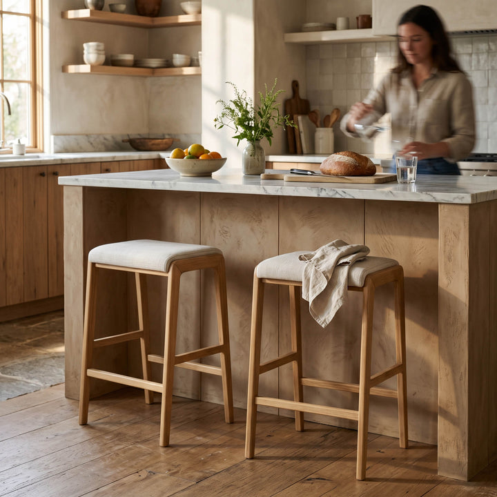 Arizona Backless Counter Stool - Oatmeal
