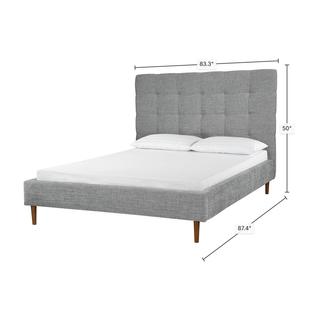 Audrey King Bed - Slate