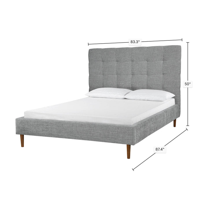 Audrey King Bed - Slate