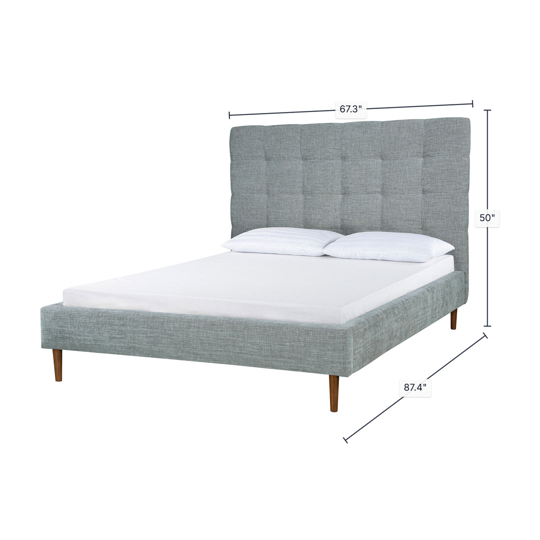 Audrey Queen Bed - Slate