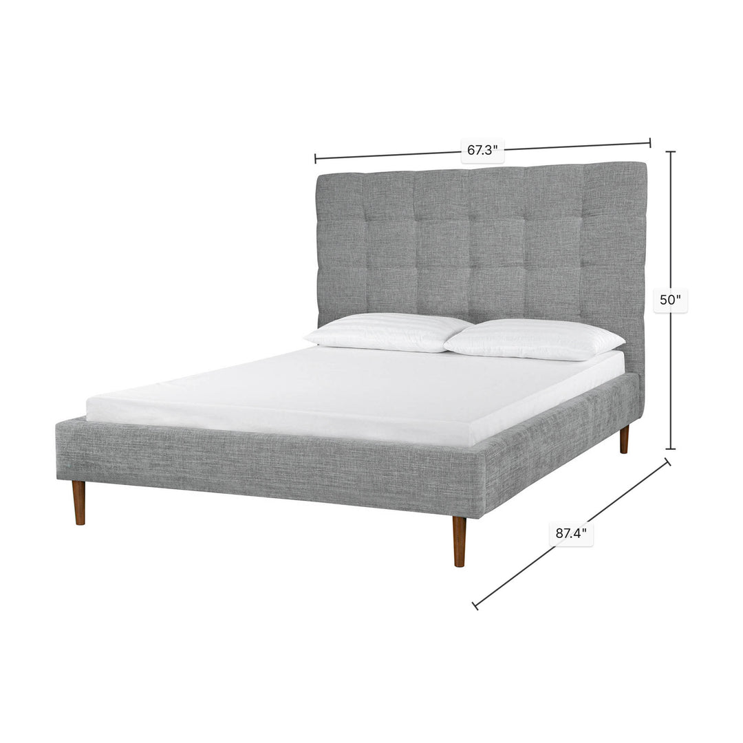 Audrey Queen Bed - Slate