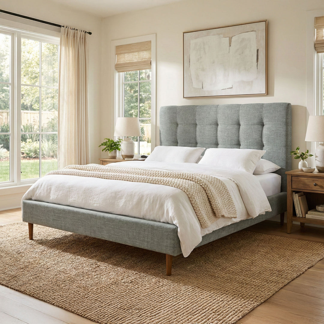 Audrey Queen Bed - Slate