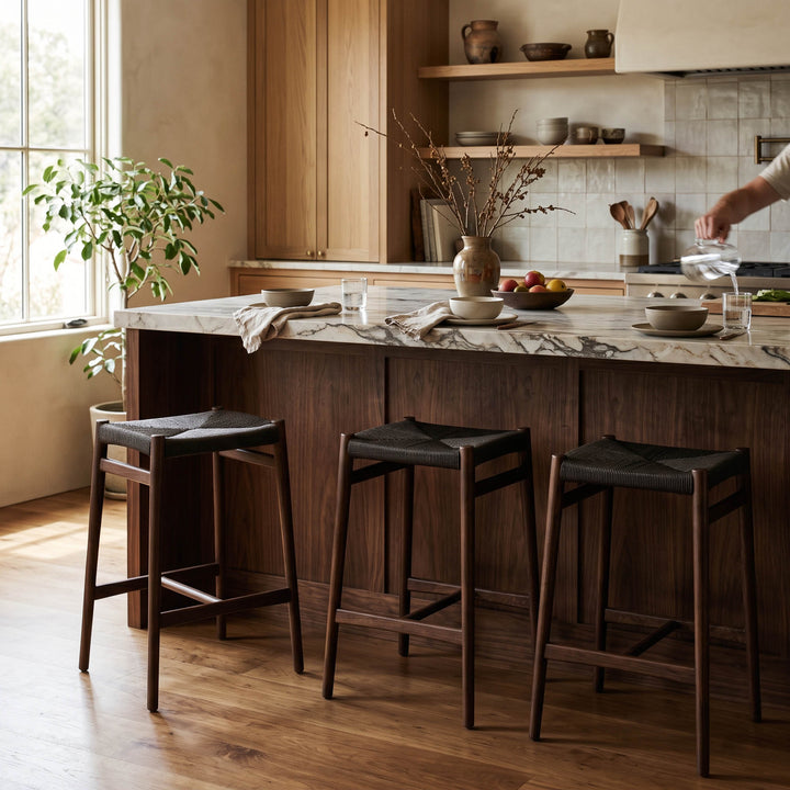 Bali Backless Counter Stool - Cocoa
