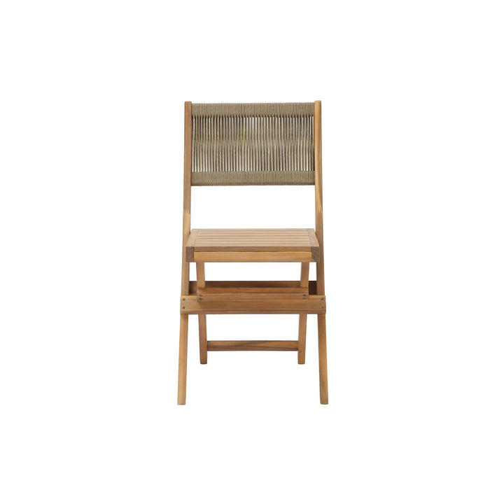 Balcony Outdoor - Foldable Bistro Set (1 Table & 2 Chairs)