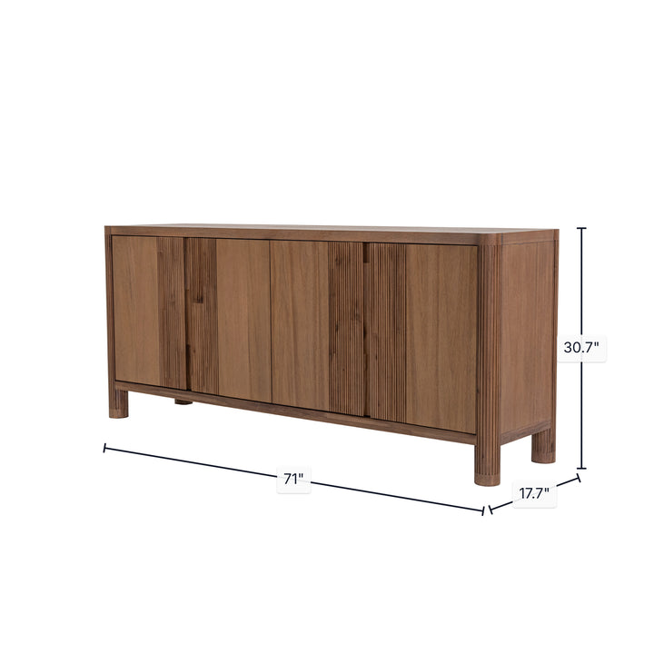 Barolo 4 Door Sideboard