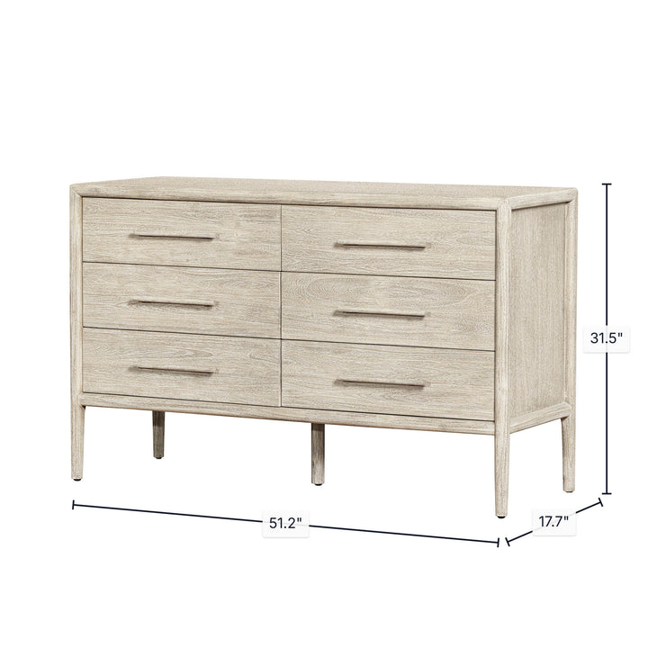 Branche 6 Drawer Dresser