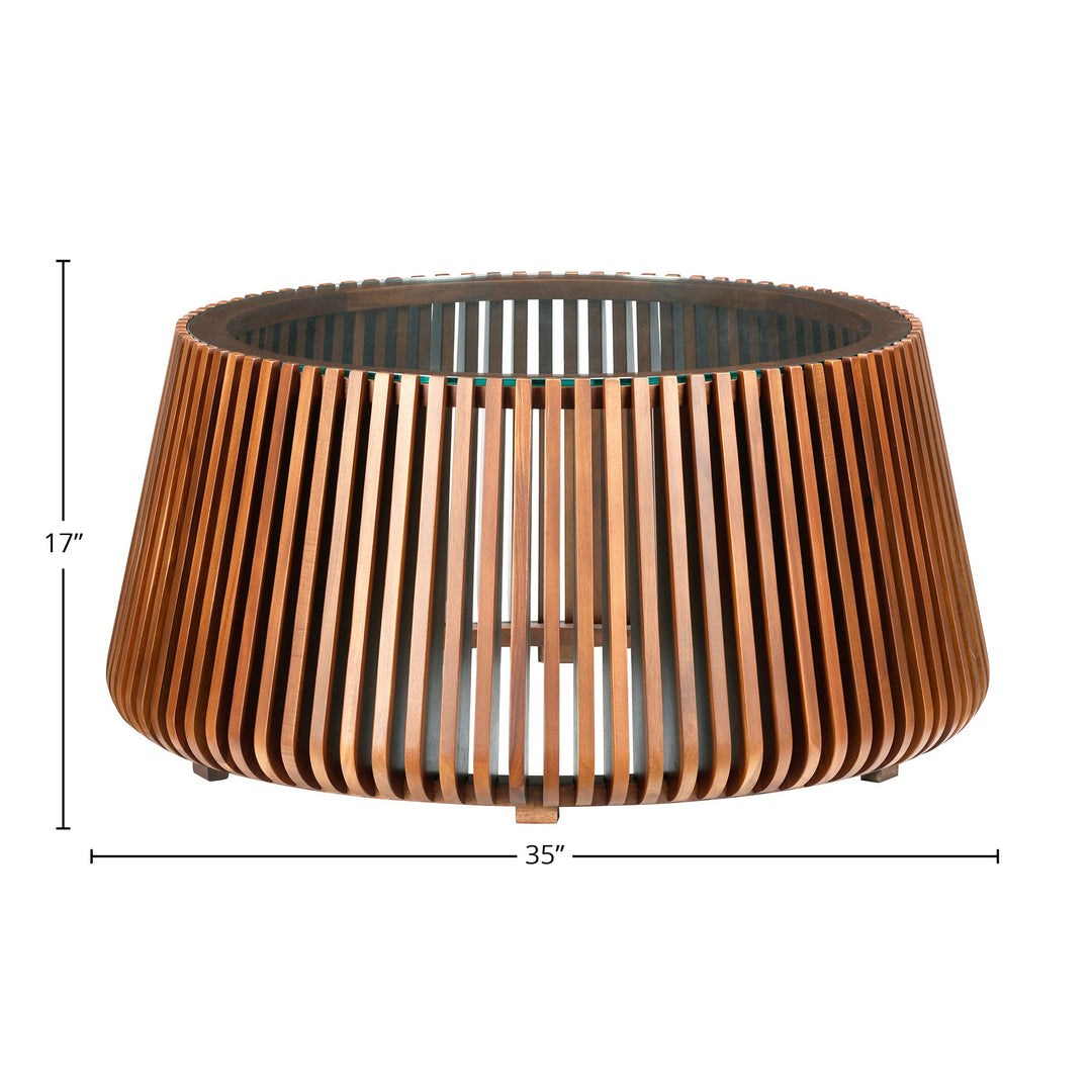 Bungalow Coffee Table - Honey Brown