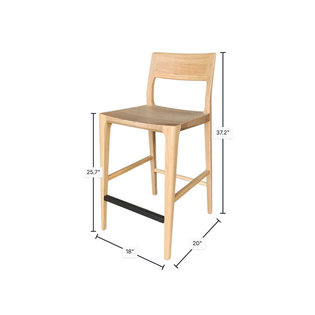 Catania Counter Stool - Natural