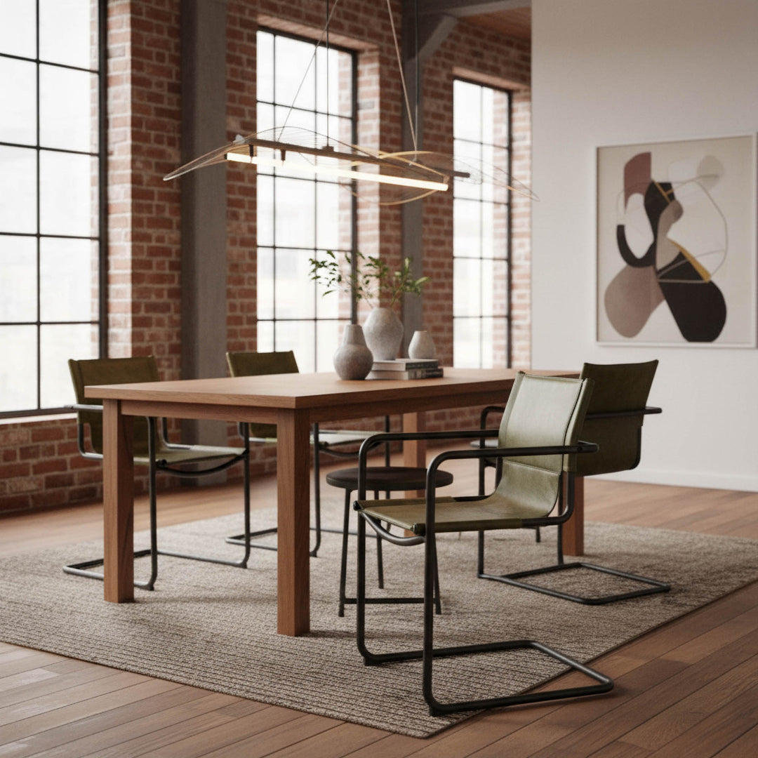 Billy Arm Dining Chair - Matcha