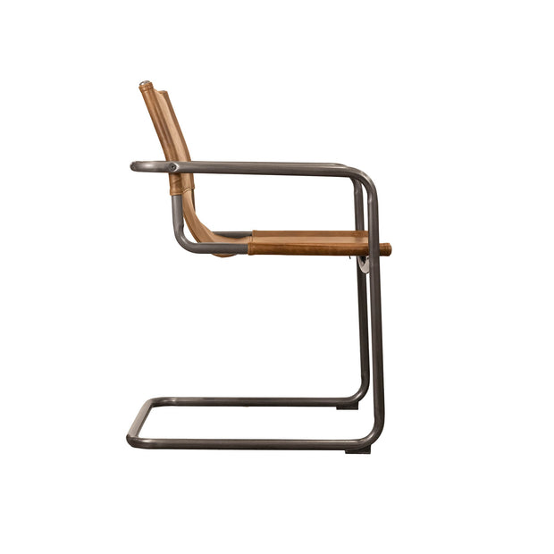 Billy Arm Dining Chair - Whiskey