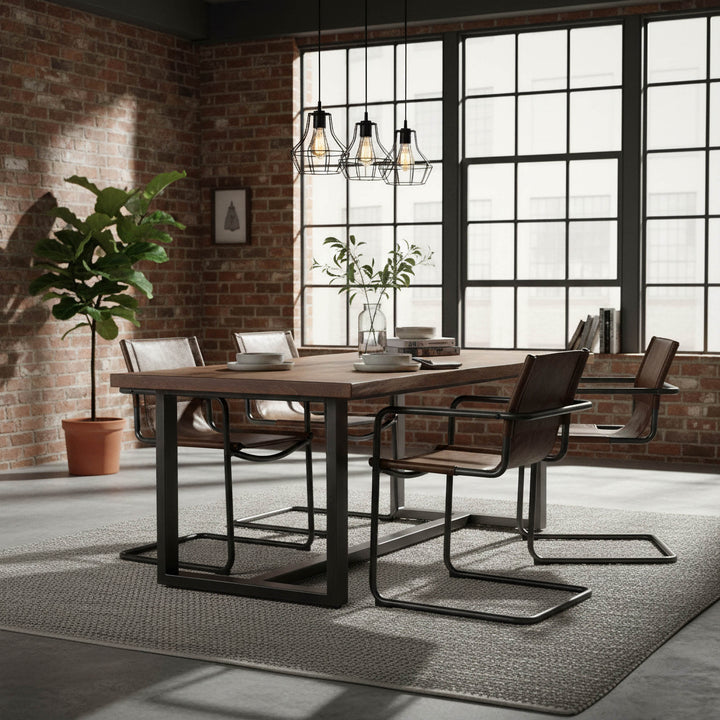 Billy Arm Dining Chair - Whiskey