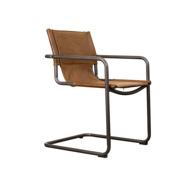 Billy Arm Dining Chair - Whiskey