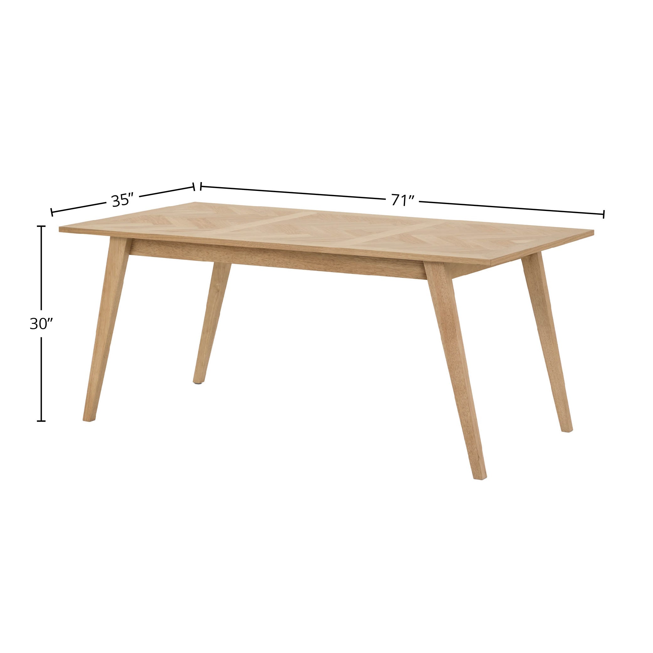 Colton Small Dining Table w/out Brass – LH Home