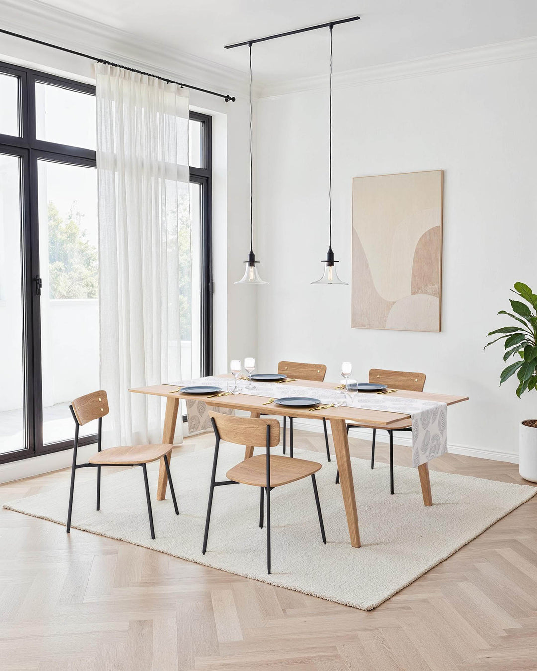Colton Dining Chair - Natural Wood Seat